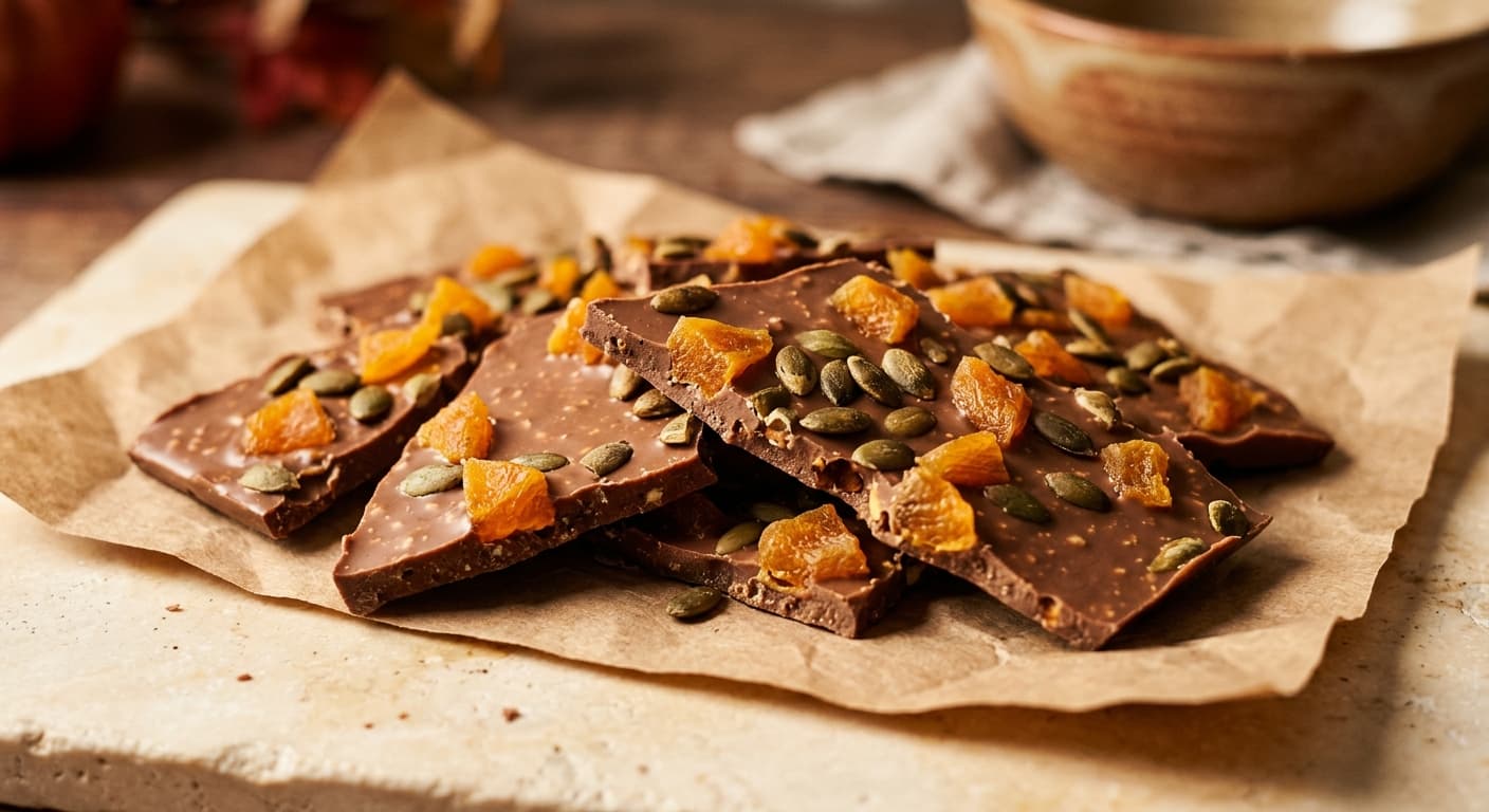 Milk Chocolate Bark — Apricot & Pumpkin Seed